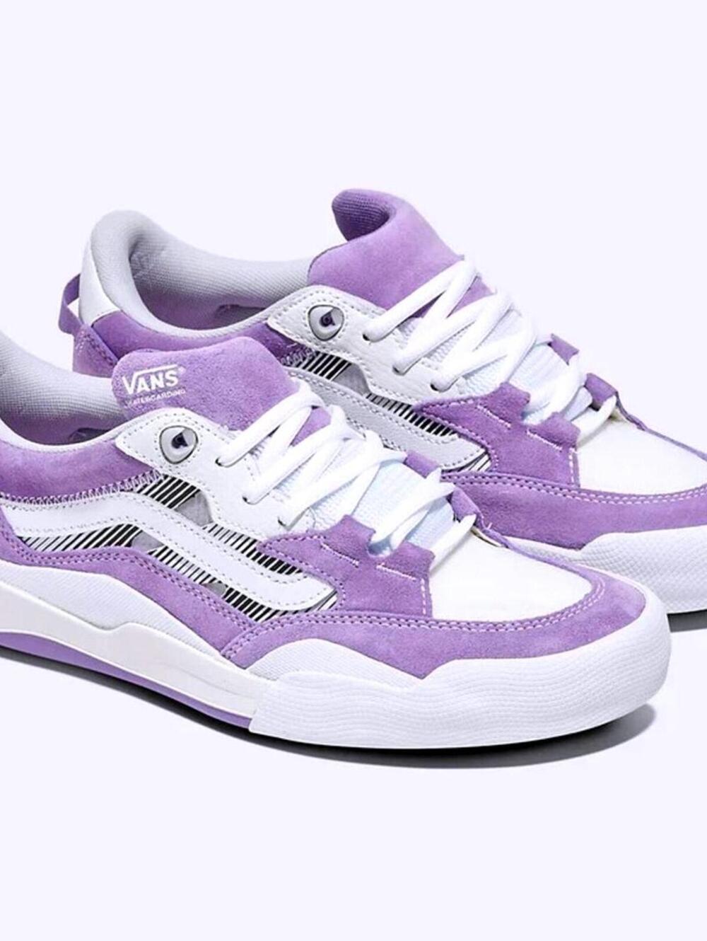 Vans Skate Wayvee 2 POPCUSH Shoes "Purple/White"  Youth 4.0 | NEW